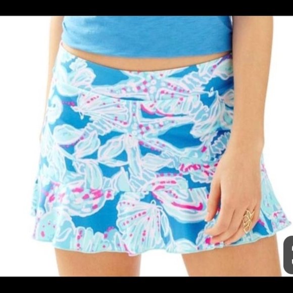 Lilly Pulitzer Luxletic Sierra Skort Medium EUC